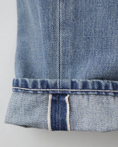 SELVAGE DENIM TWO TUCK PANTS