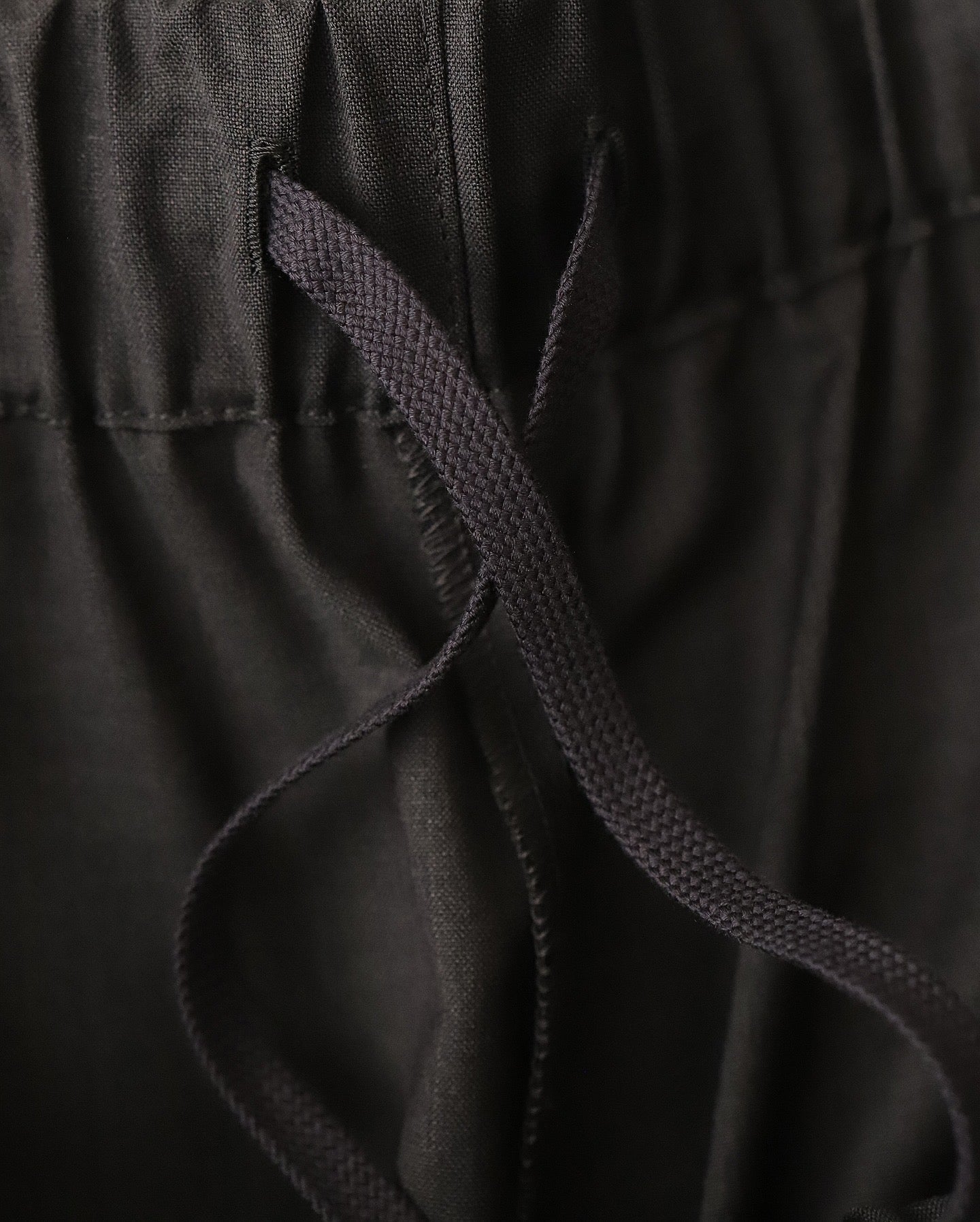 WOOL TROPICAL HAREM PANTS