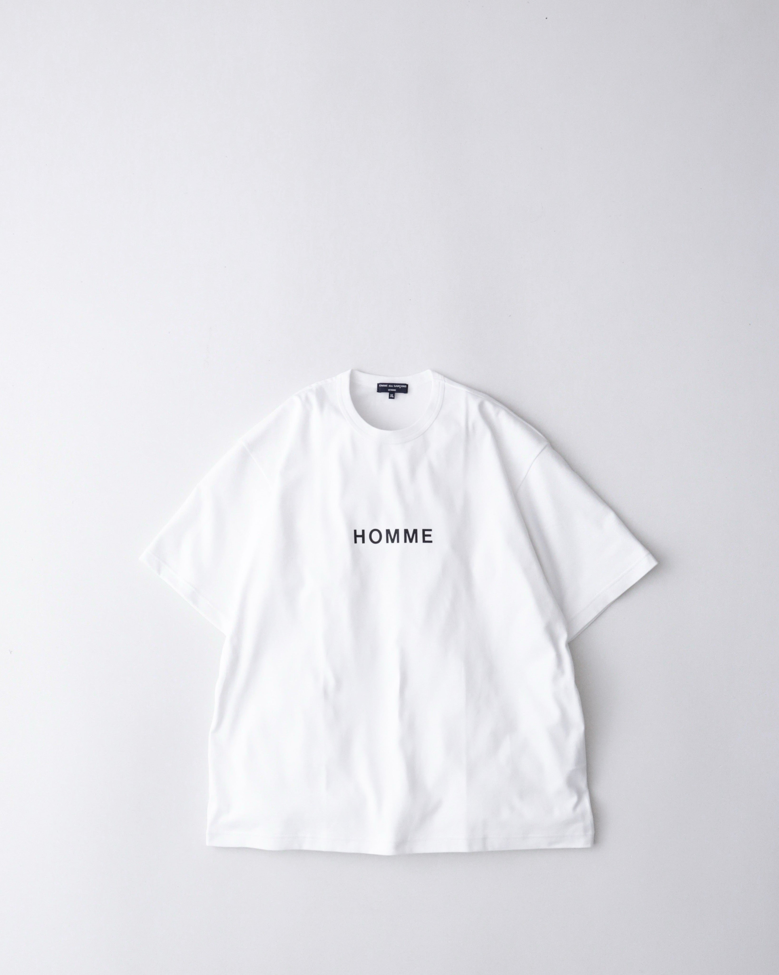 "HOMME"PRINT T-SHIRT