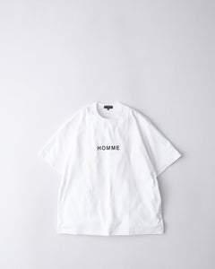 "HOMME"PRINT T-SHIRT