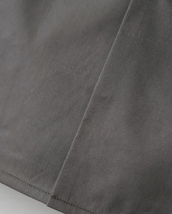OPEN COLLAR SHORT SLEEVE SHIRT（COTTON RAYON）