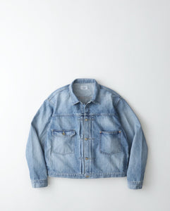 UNLIKELY TIME TRAVEL TRUCKER JACKET 1977 WASH