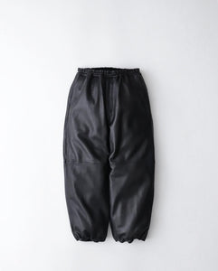 SHEEP LEATHER TRACK PANTS