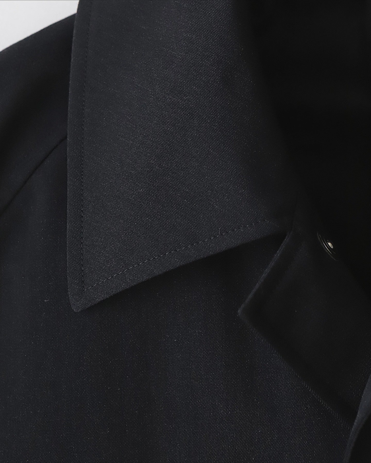 BAL COLLAR PONCHO｜VINTAGE GABADINE