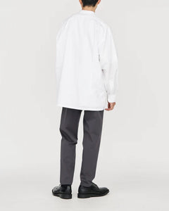 HIGH COUNT BAND COLLAR SHIRT