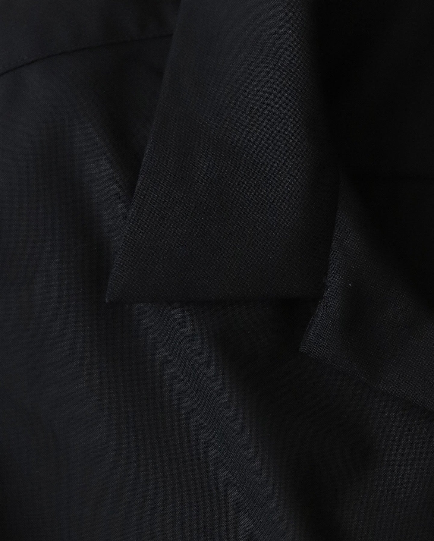RE-ENGINEERED OVERSHIRT SHORT SLEEVE BLACK