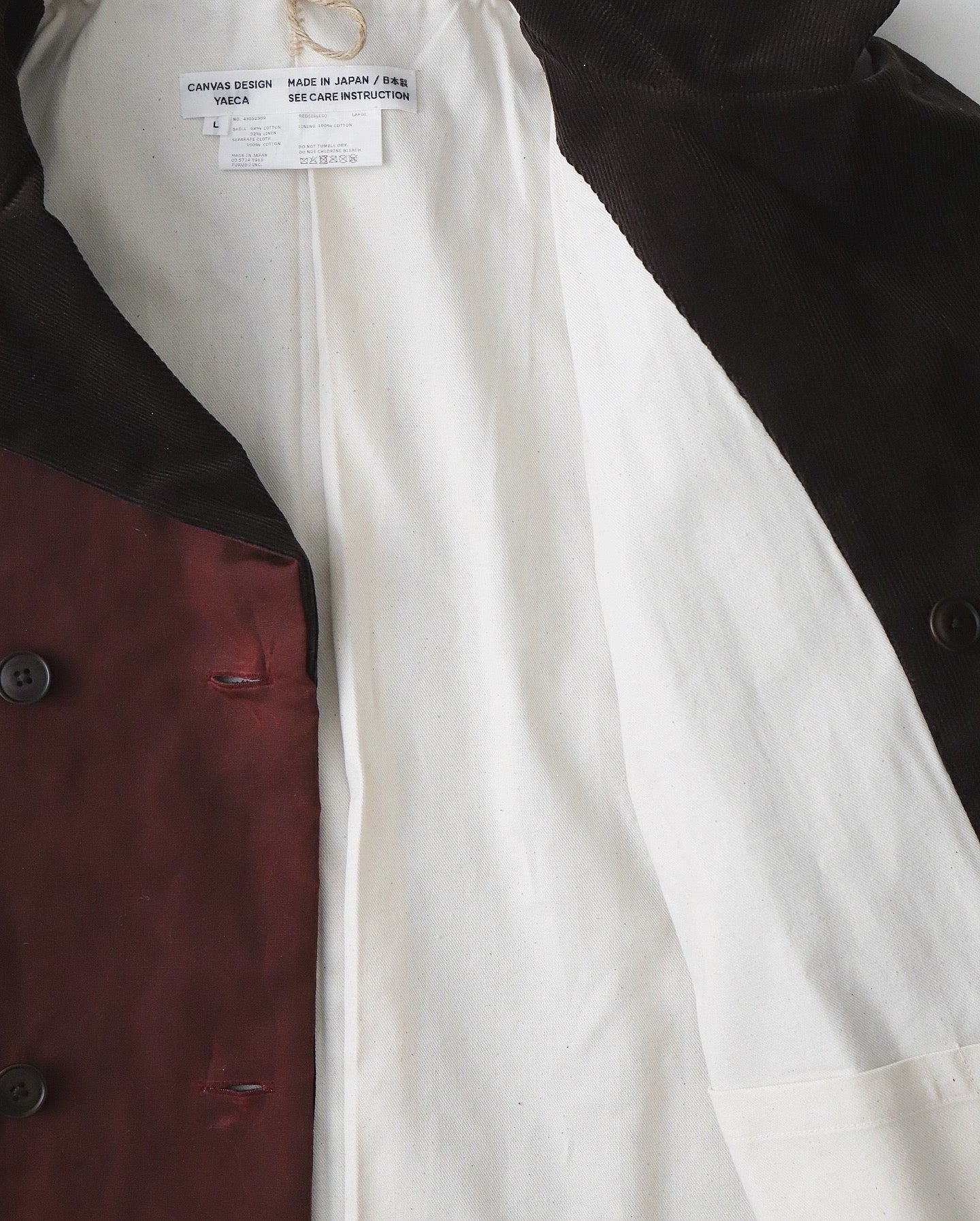 DOUBLE BREASTED JACKET OILED