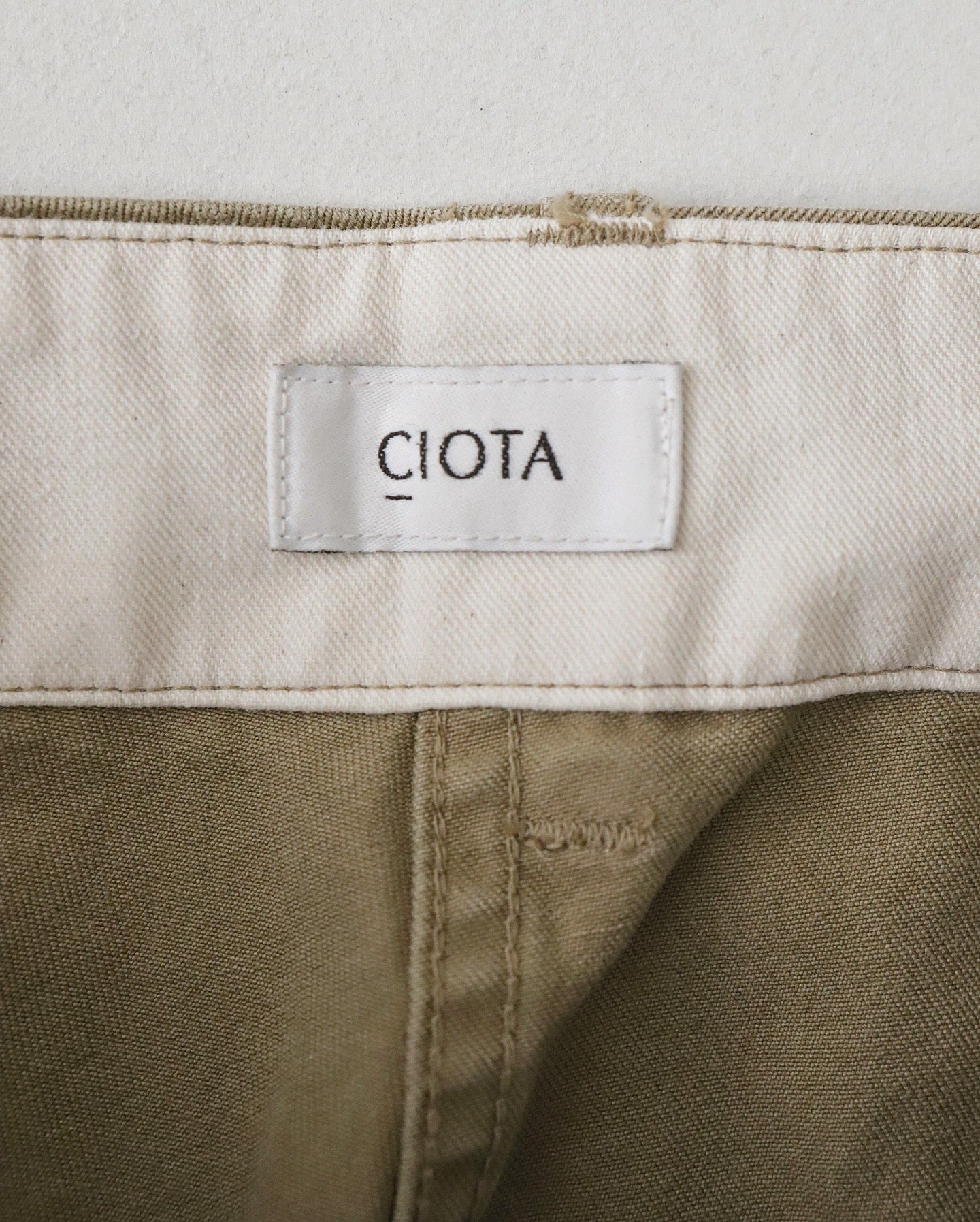 WEAPON CHINO CLOTH PANTS（45KHAKI / STONE WASH）