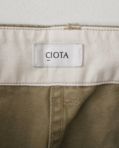 WEAPON CHINO CLOTH PANTS（45KHAKI / STONE WASH）