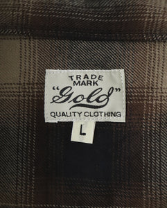 SUPER 120’S WOOL CHECK OPEN SHIRT