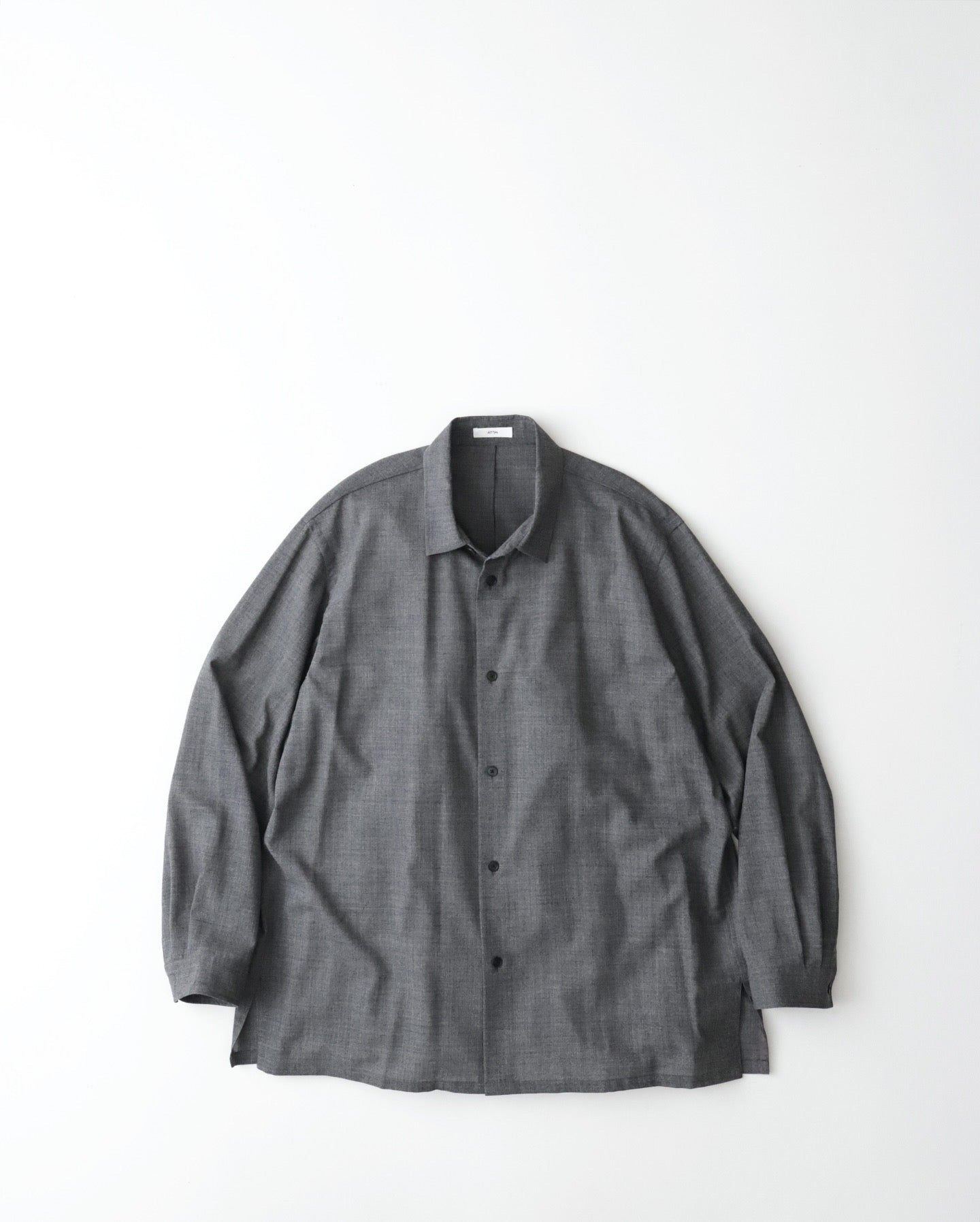 TWIST WOOL WASHER OVERSIZED SHIRT