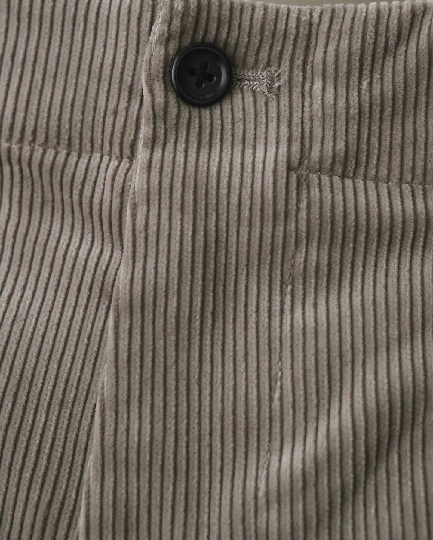 SUVIN CORDUROY WIDE STRAIGHT TROUSERS