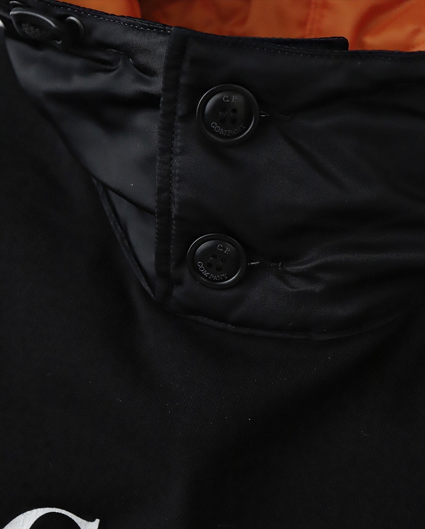 C.P. COMPANY NYLON TWILL HOODED SWEATSHIRT