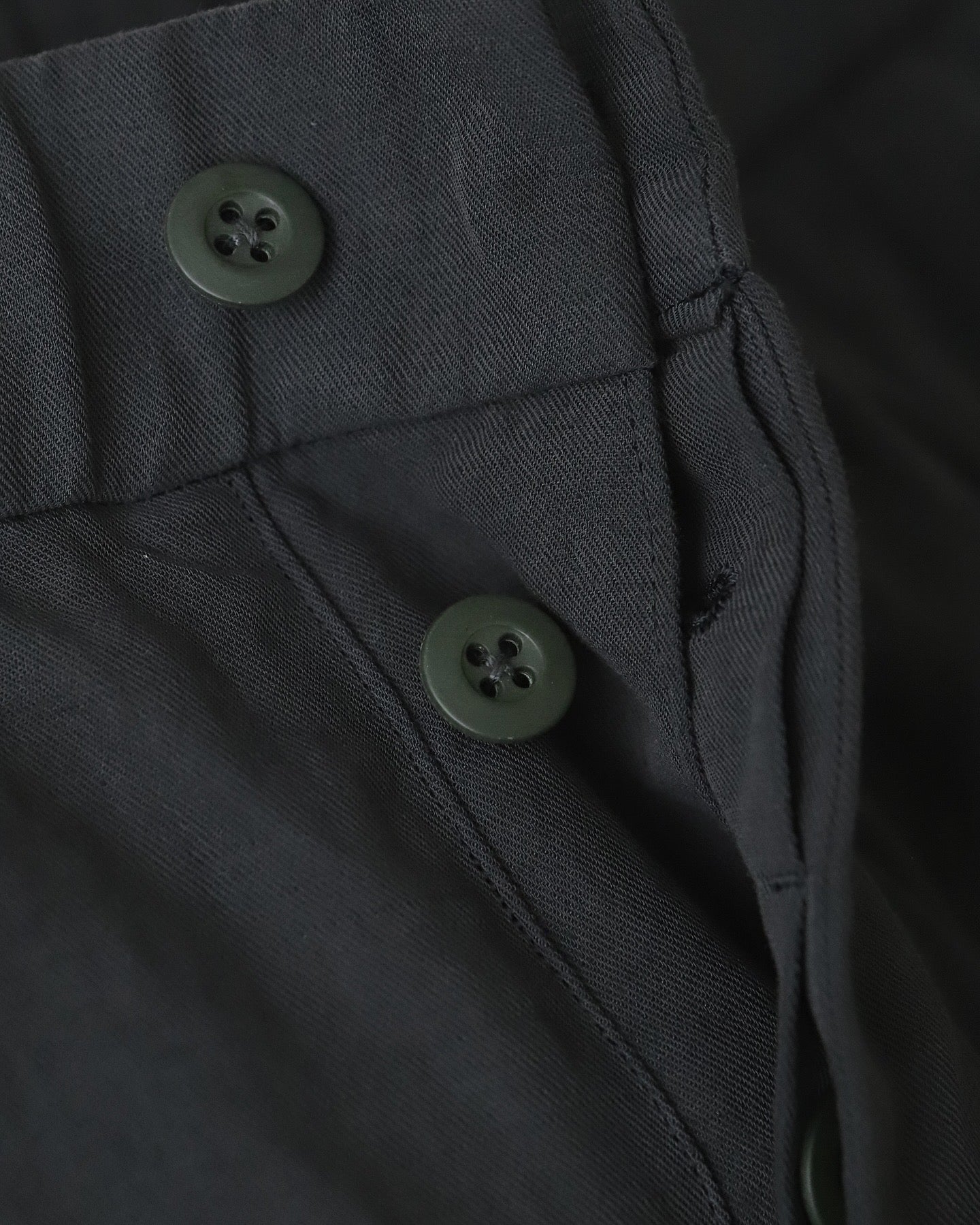 COTTON LINEN VOILE TWO TUCKED EASY PANTS