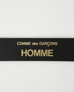 COMME des GARCONS HOMME STEER OIL SMOOTH LEATHER BELT – NCNR