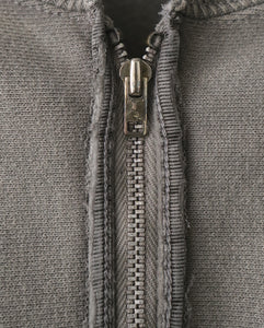 VINTAGE HALF ZIP RIB COLLAR SWEATSHIRT