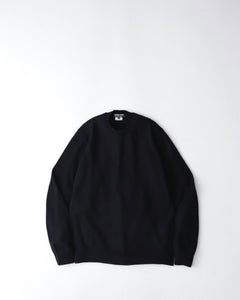 RAYON WOOL CREW NECK KNIT