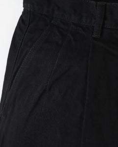 SELVAGE DENIM TWO TUCK PANTS