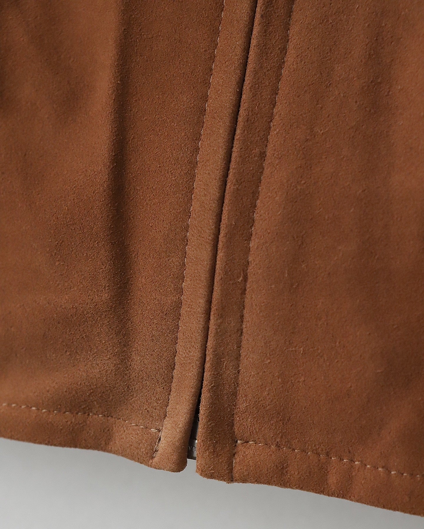 GOAT SUEDE ZIP UP BLOUSON