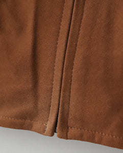 GOAT SUEDE ZIP UP BLOUSON