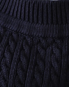 CABLE-KNIT SWEATER