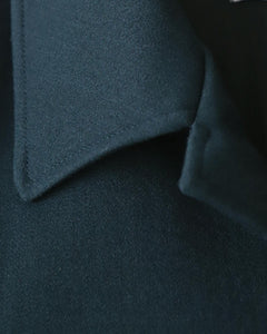 BACK TWILL SATIN COAT