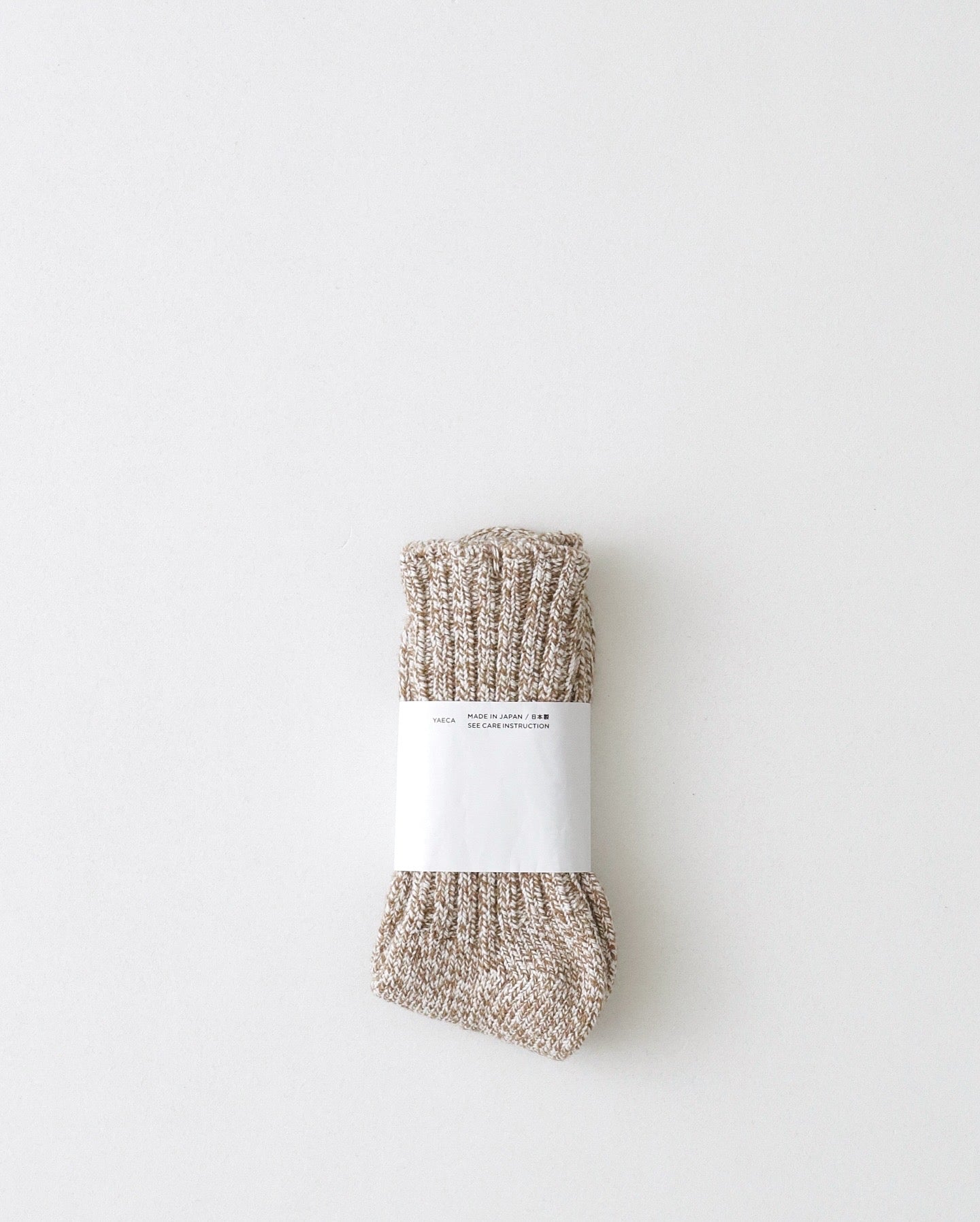 COTTON WOOL RIB SOCKS