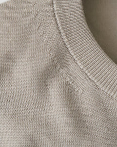 HIGH GAUGE L/S OVERSIZED CREW NECK KNIT