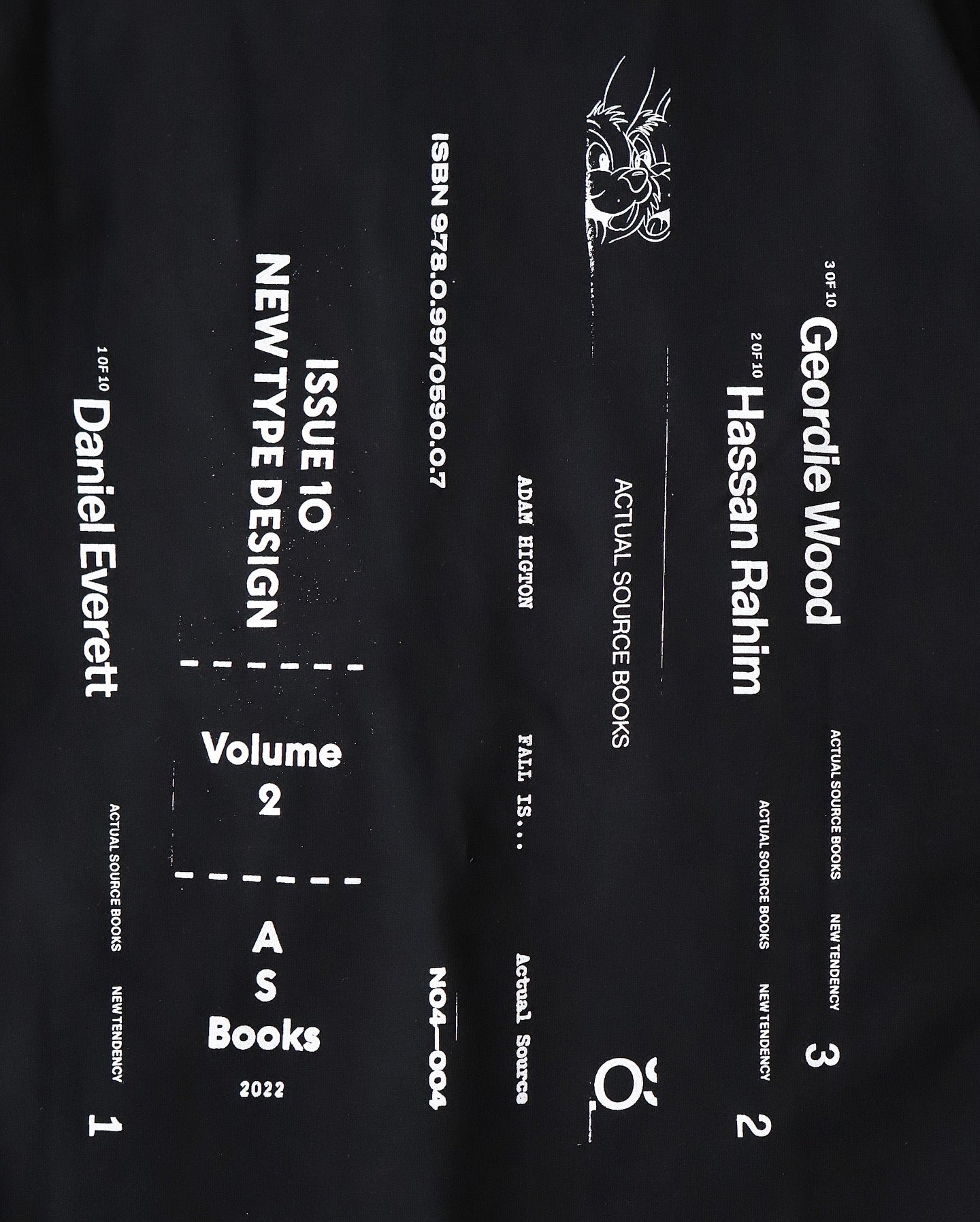 AS×FS CORPORATE S/S TEE “BOOK STACK”