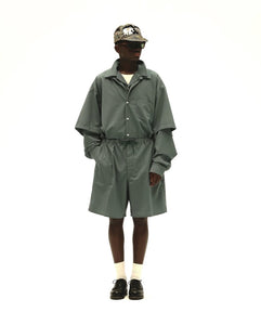 RE-ENGINEERED OVERSHIRT SHORT SLEEVE MINT GREEN