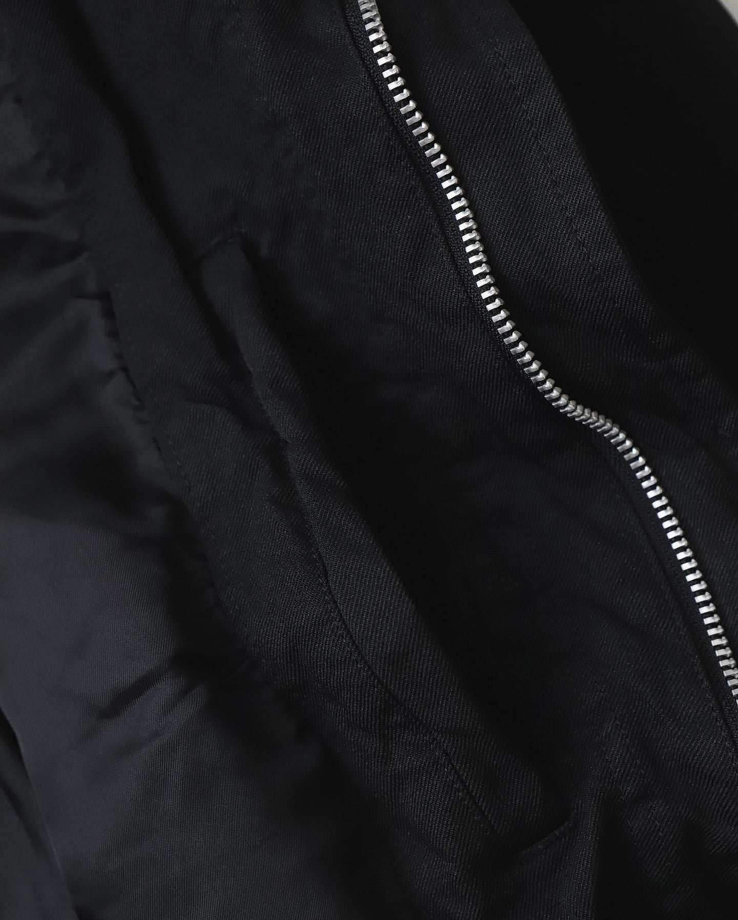 GARMENT DYE COLLARED BOMBER JACKET