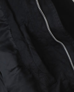 GARMENT DYE COLLARED BOMBER JACKET