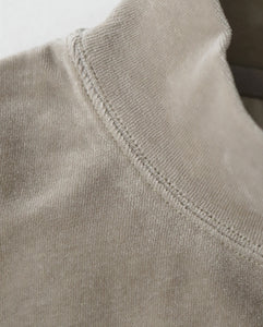COMPACT VELOUR MOCK NECK