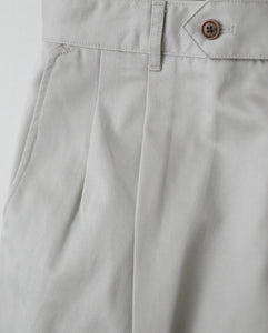 OUT TUCK WIDE TAPERED PANTS