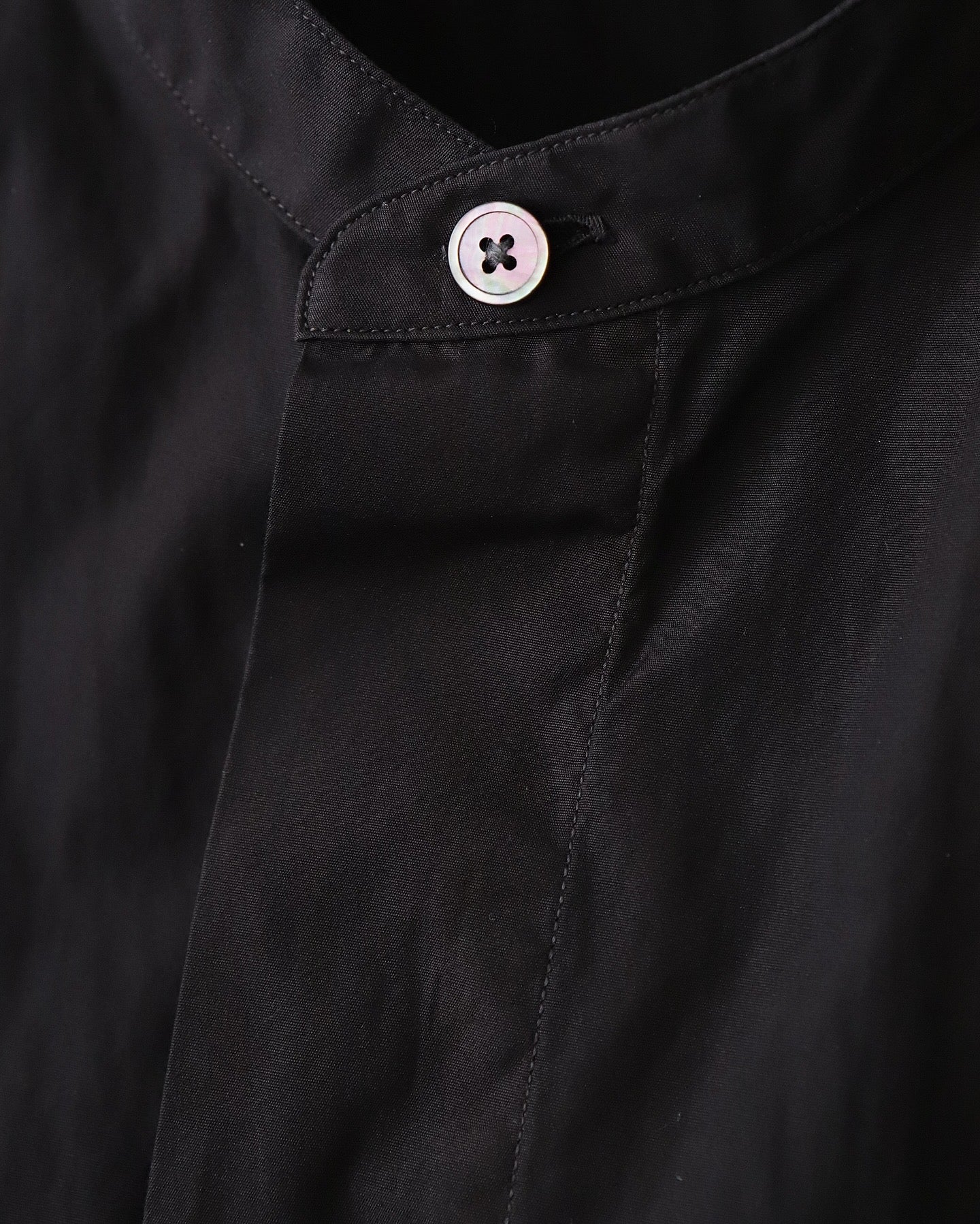 NEW COLLARLESS  SHIRTS｜COTTON POPLIN GARMENT DYED