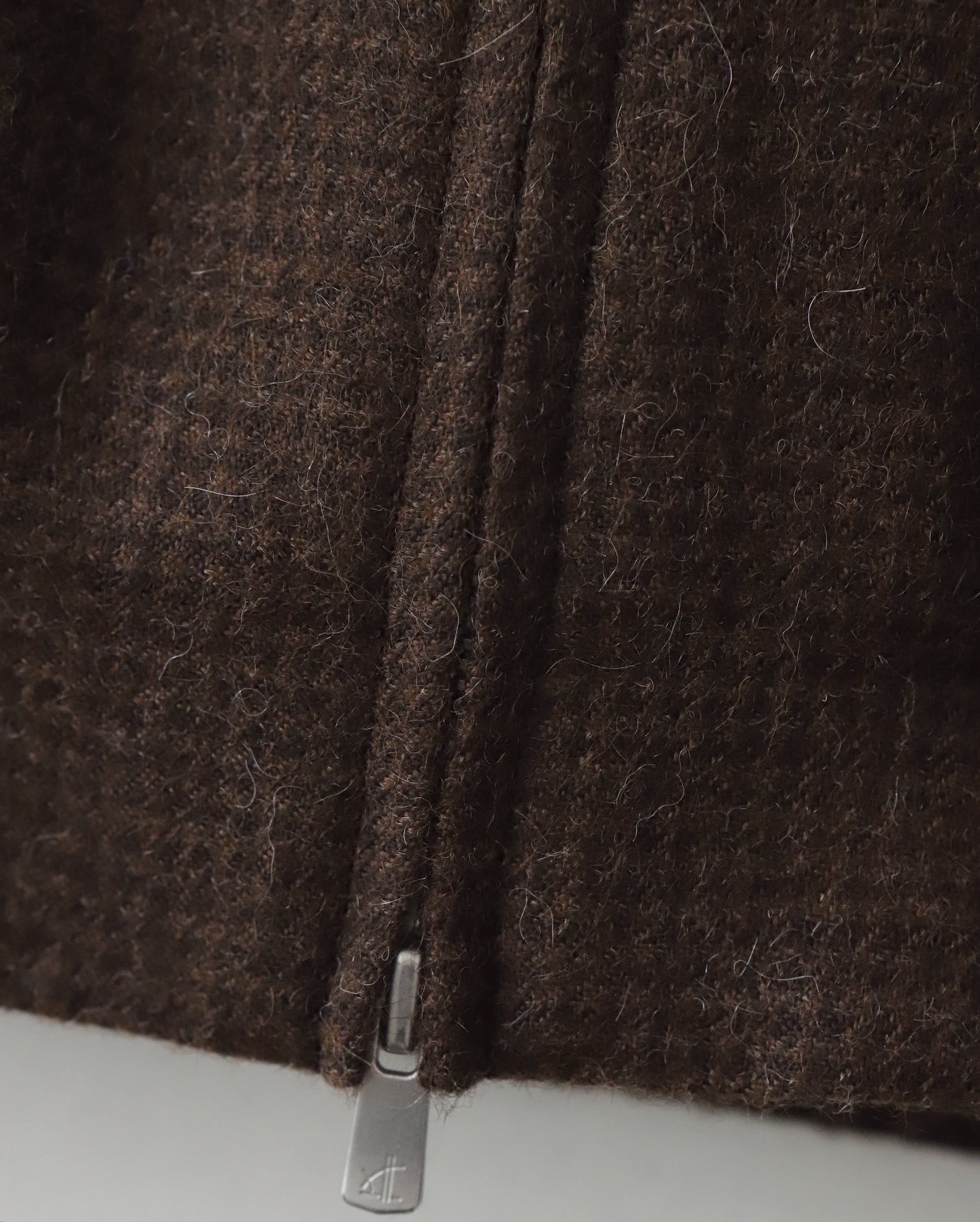 ALPACA HOUND TOOTH HARRINGTON JACKET