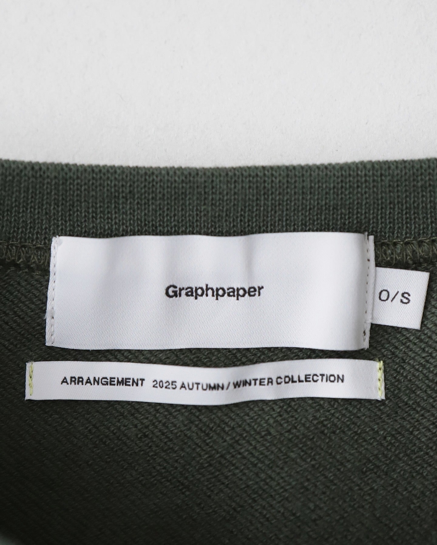 HARD TERRY CREW NECK SWEAT