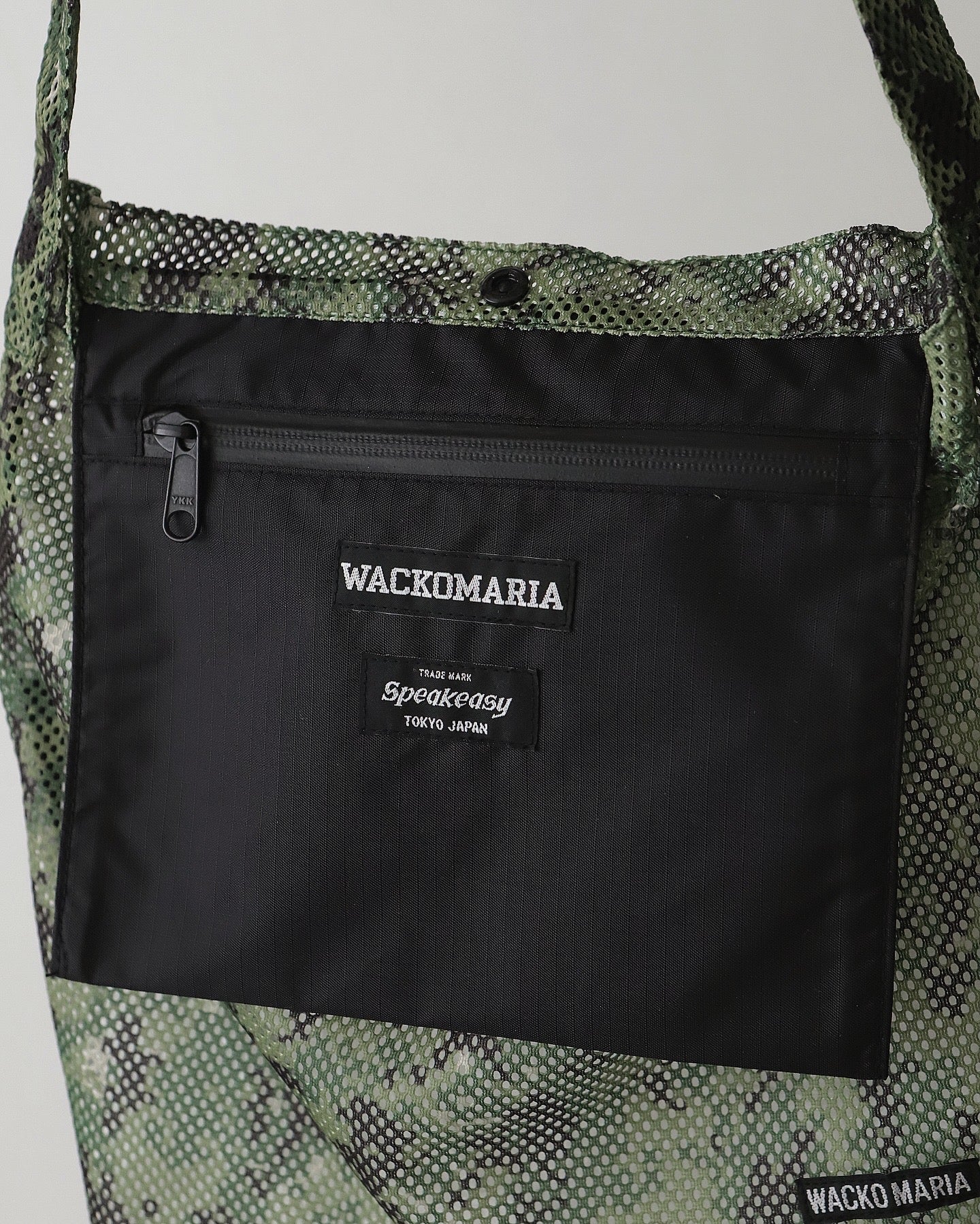 WACKO MARIA SPEAK EASY / DIGITAL CAMO MESH SHOULDER BAG – NCNR