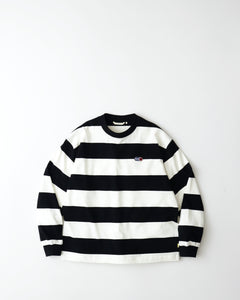 WIDE STRIPED L/S TEE