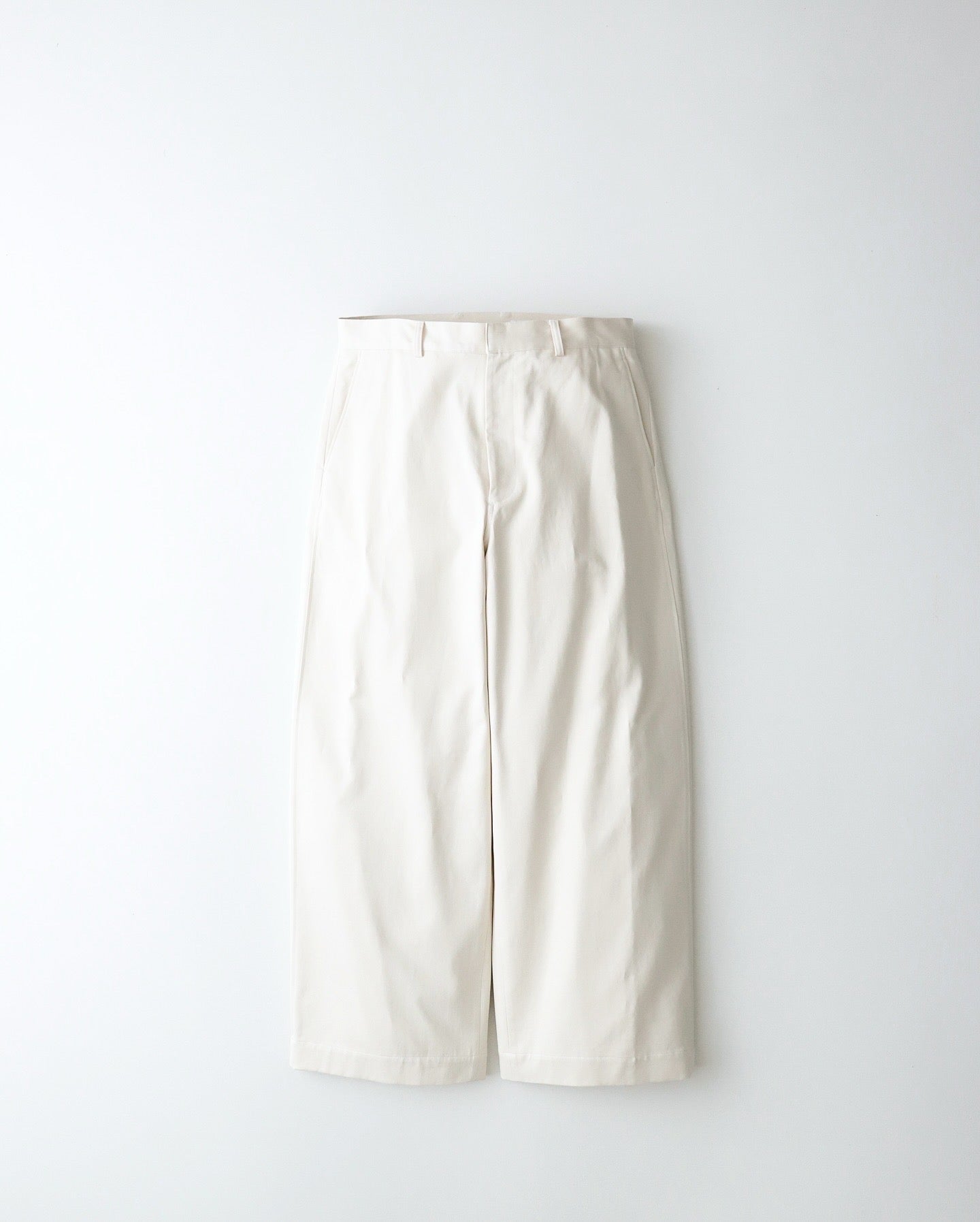 COTTON SATIN BAGGY PANTS