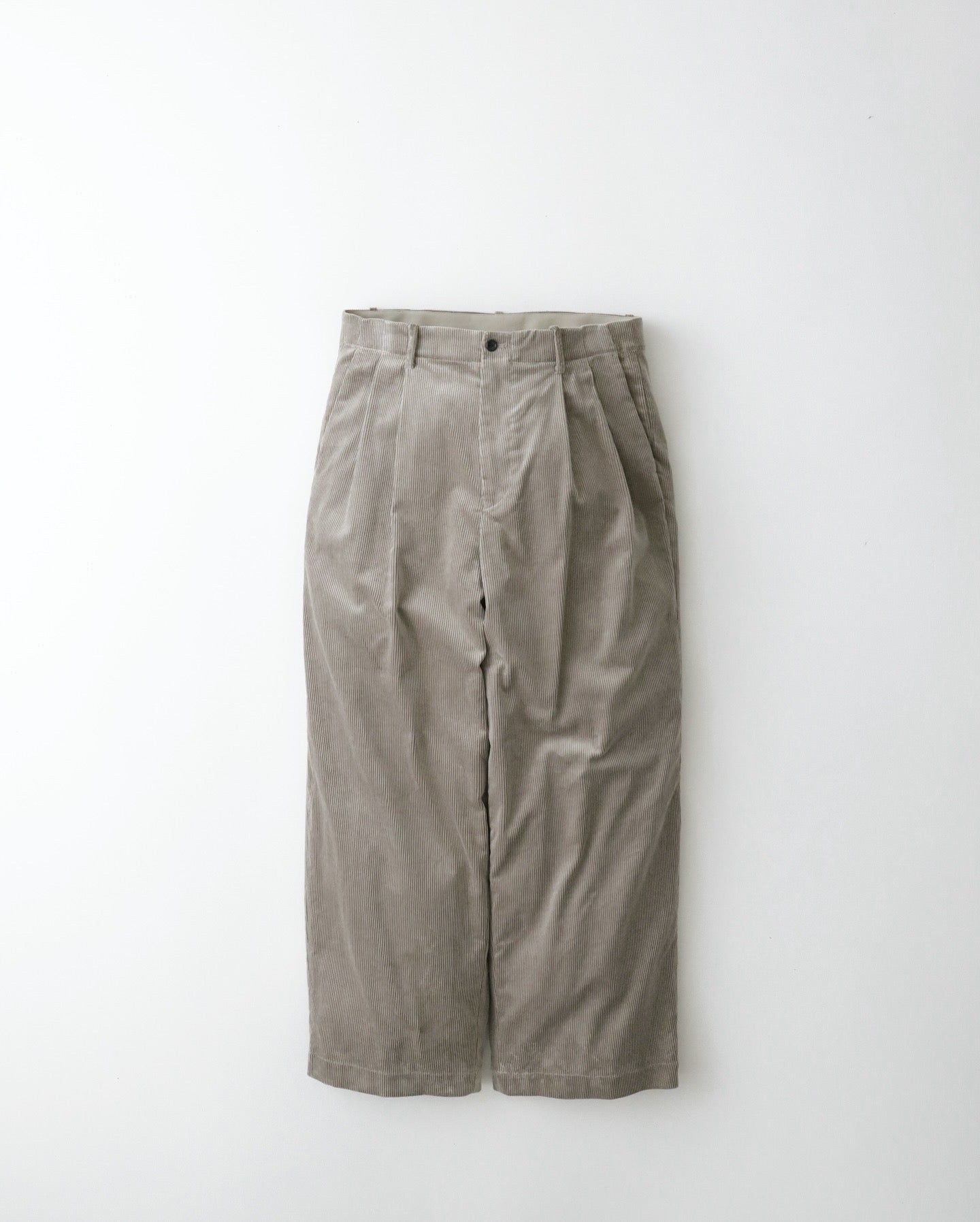 SUVIN CORDUROY WIDE STRAIGHT TROUSERS