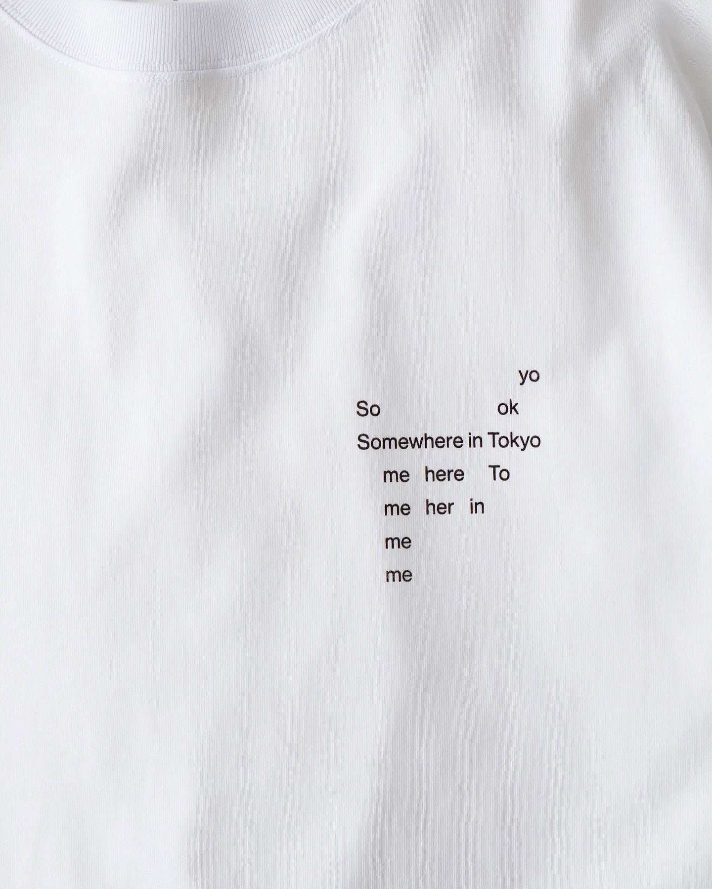 SOMEWHERE MAP TEE / DESIGNED BY KAMIKENE