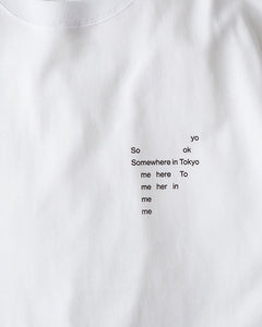 SOMEWHERE MAP TEE / DESIGNED BY KAMIKENE