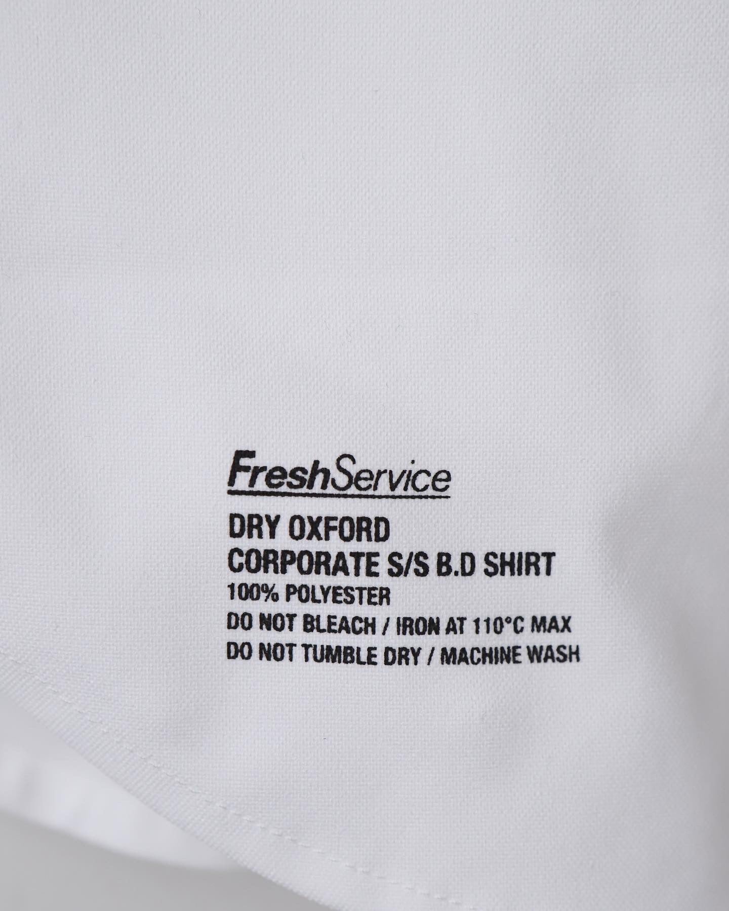 □sizecha極美品 FreshService DRY OXFORD 長袖シャツ 定価2.6万