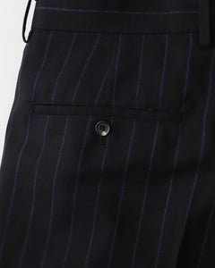 DOUBLE PLEATED SHORT TROUSERS / Dormeuil