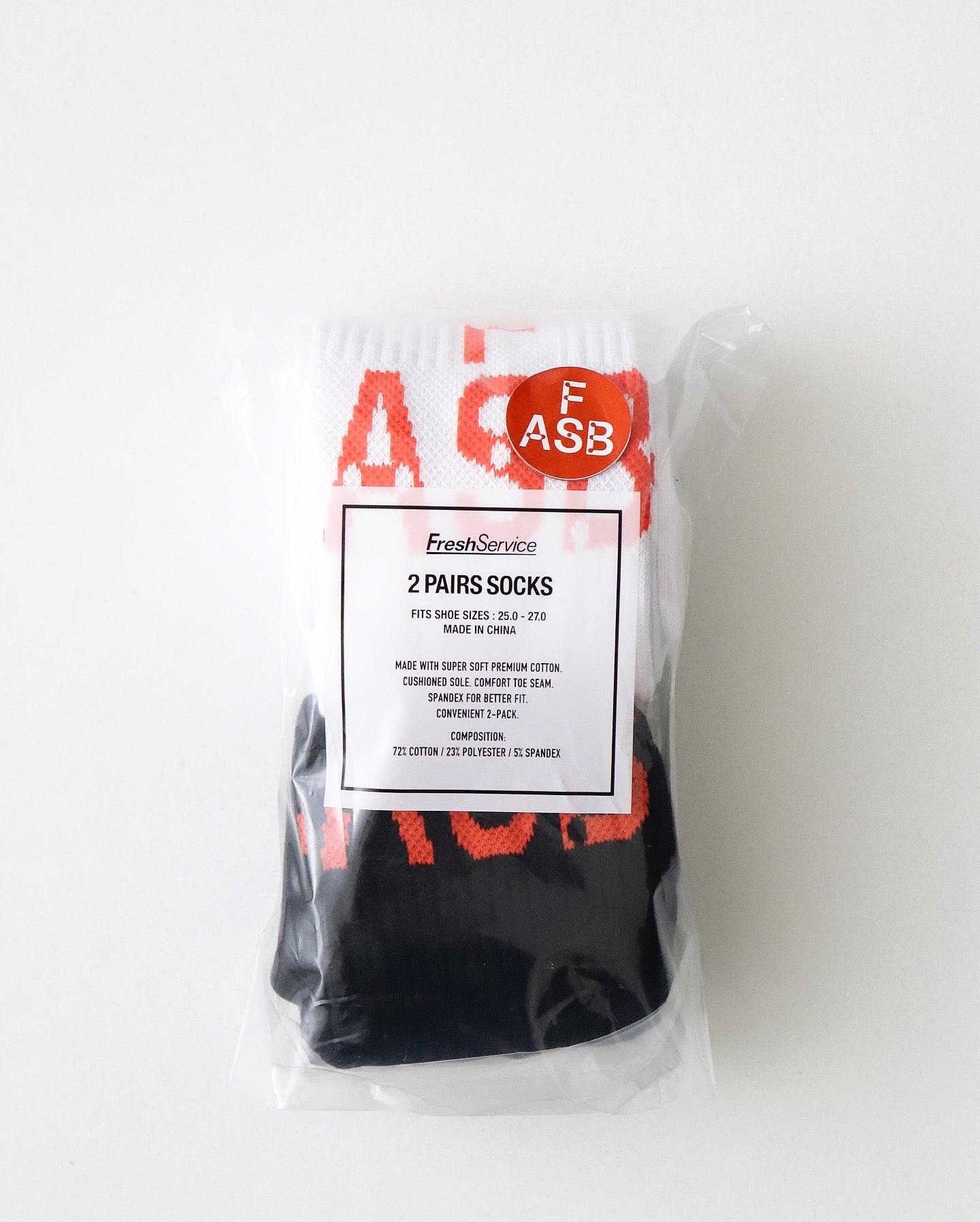AS×FS 2-PACK SOCKS