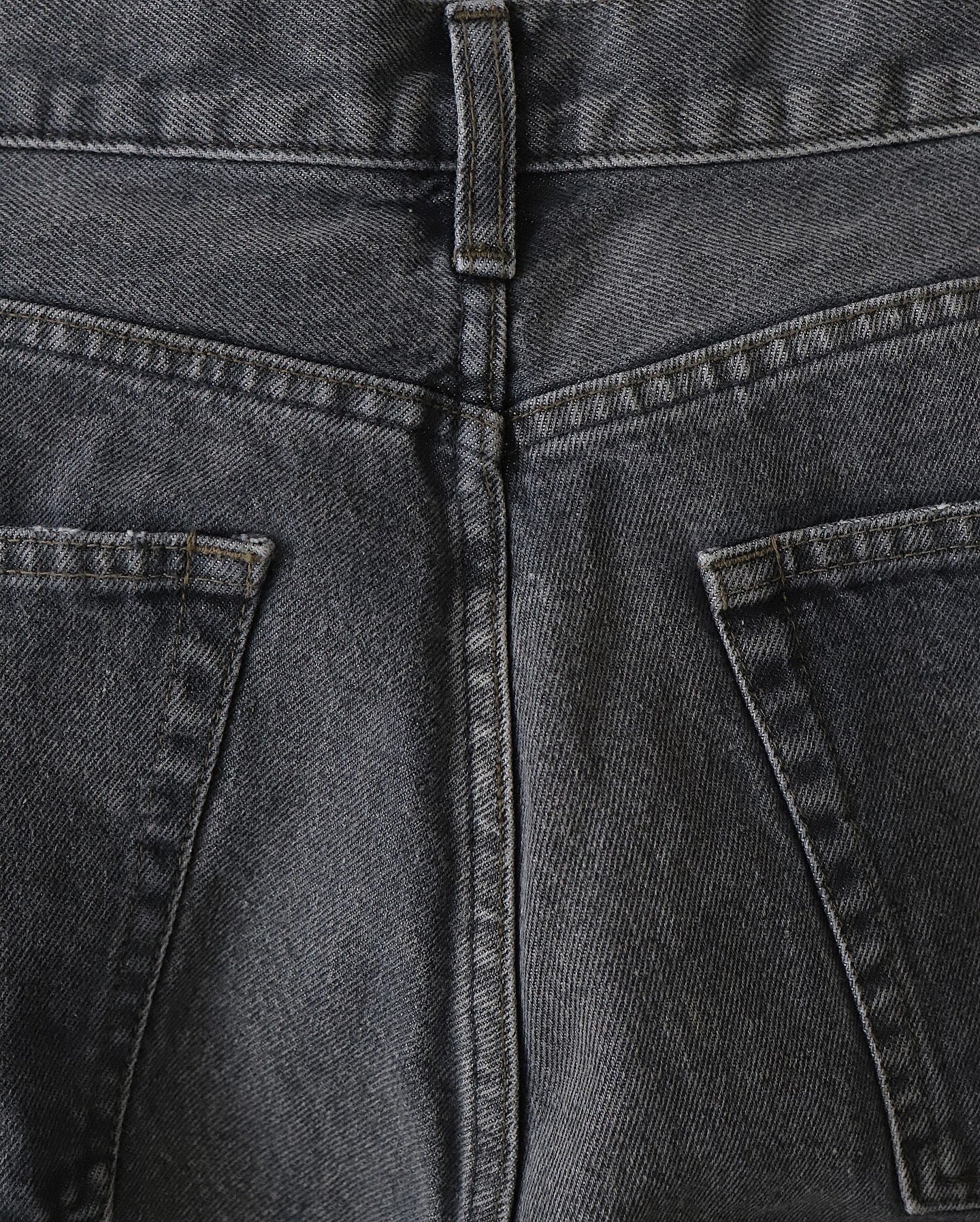 VINTAGE GRAY DENIM PANTS