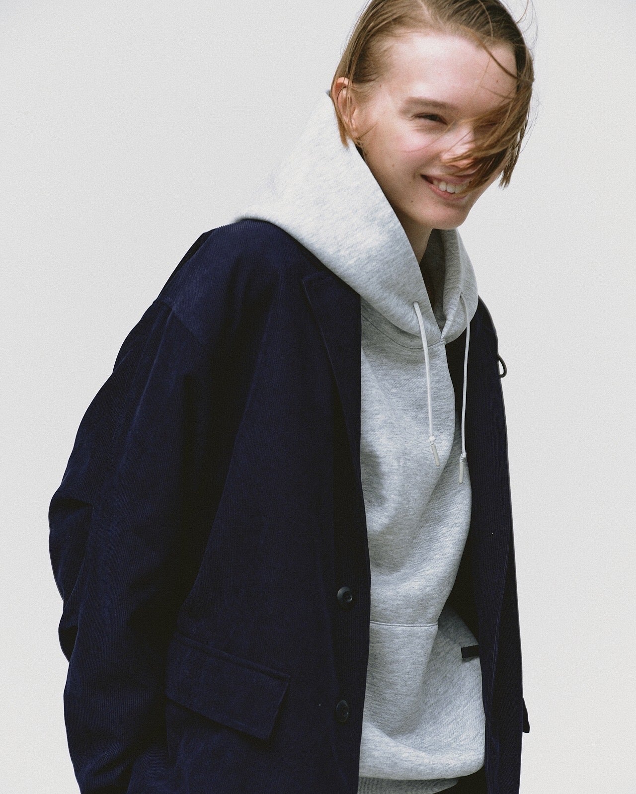 TECH LOOSE 2B JACKET CORDUROY