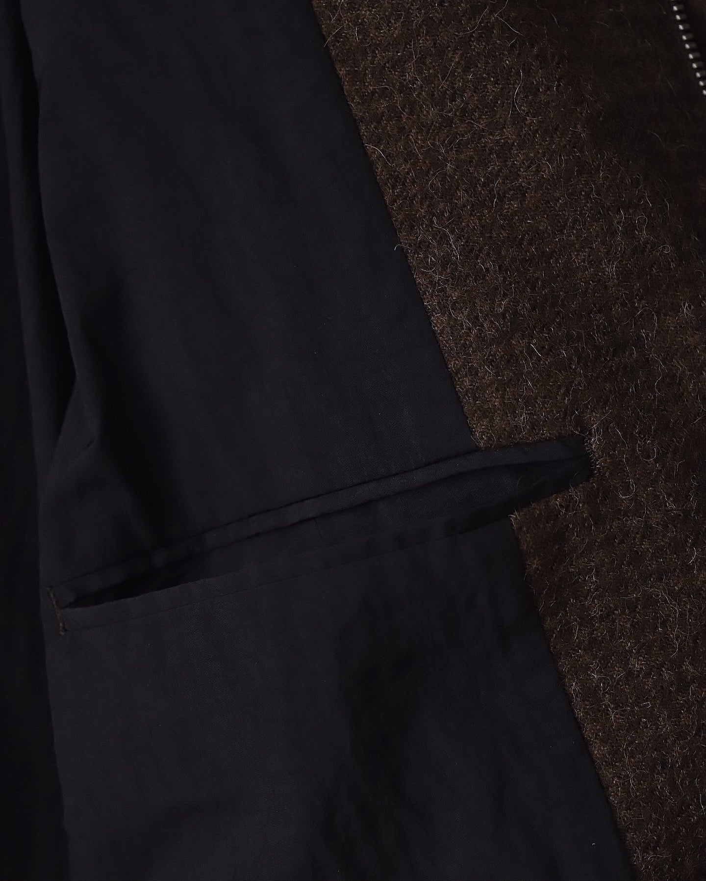 ALPACA HOUND TOOTH HARRINGTON JACKET