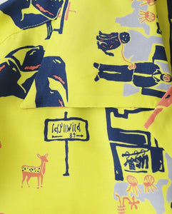 SOUVENIR SHIRT LOS ANGELES YELLOW